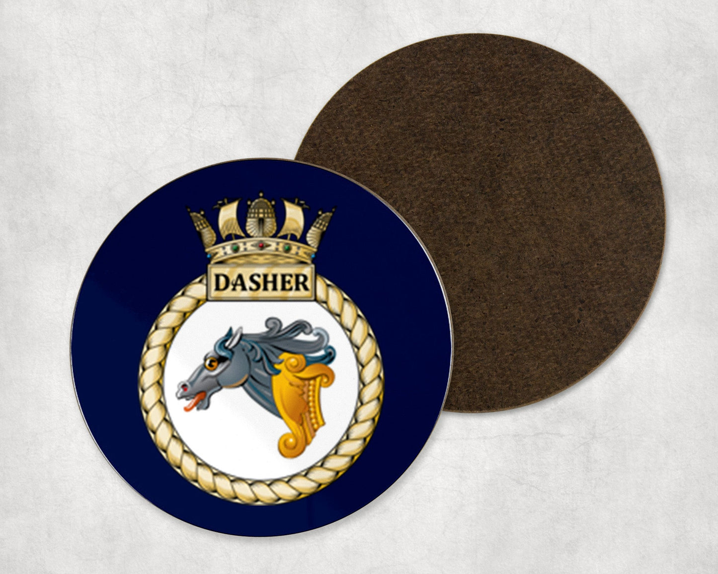HMS Dasher - Round Coaster Set