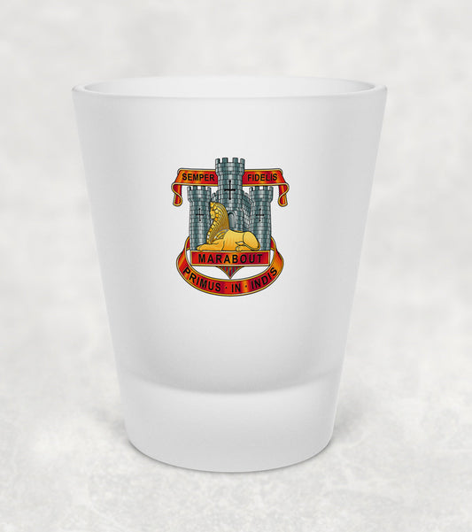 Devonshire & Dorset Regiment Crest - Shot Glass