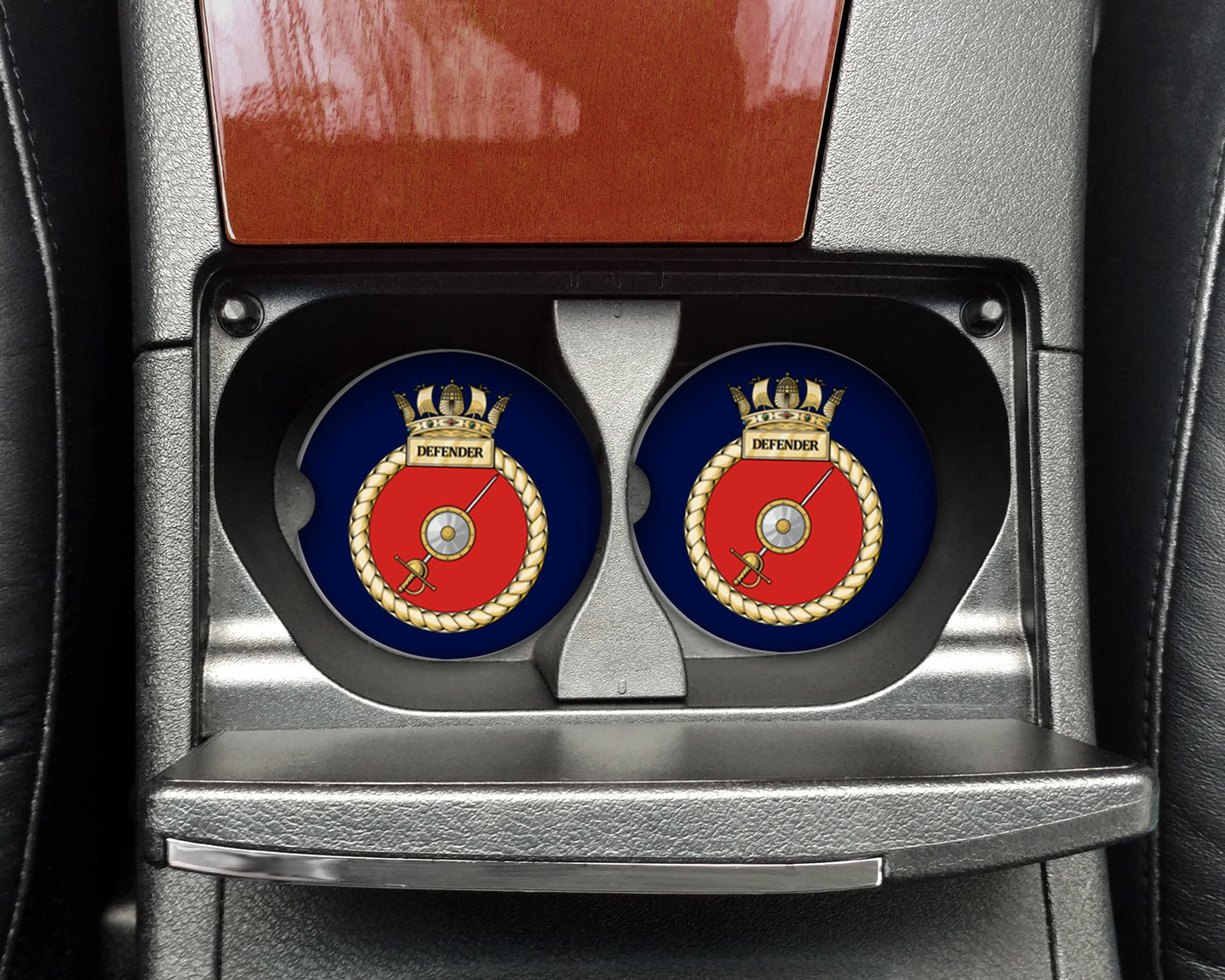 HMS Defender - Car Coasters
