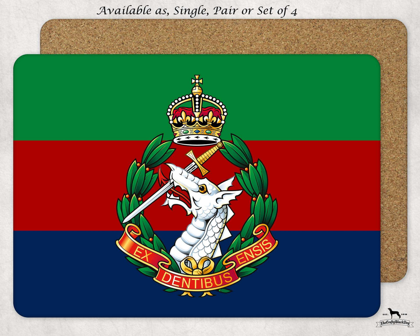 Royal Army Dental Corps - Placemat(s) (New King's Crown)