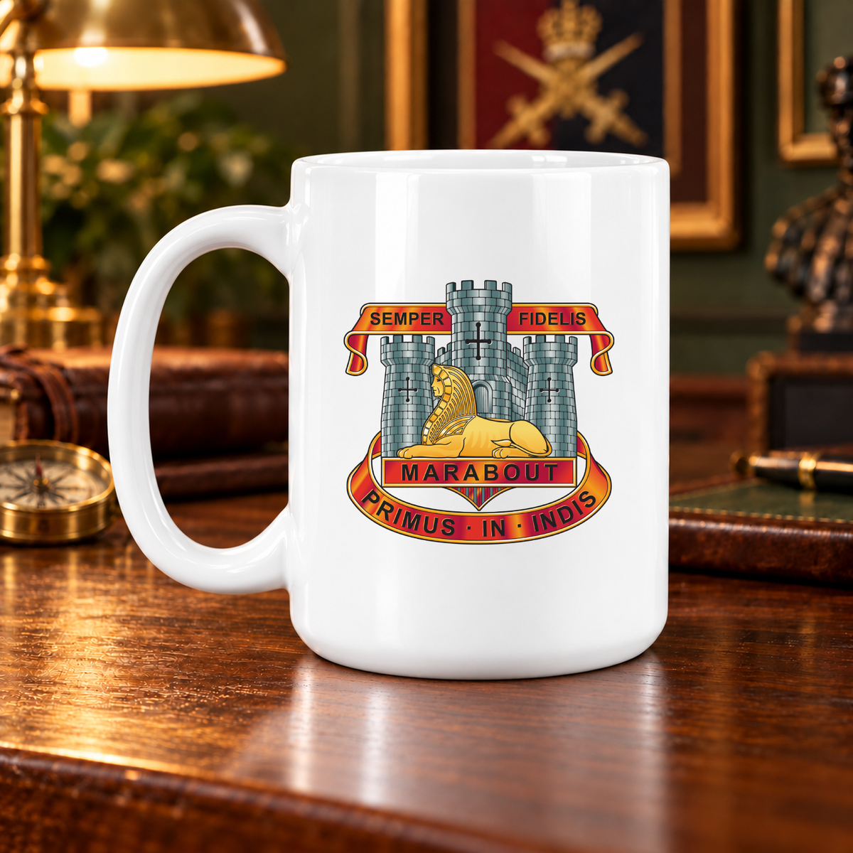 Devon & Dorset Crest - 15oz Mug | The Crafty Black Dog