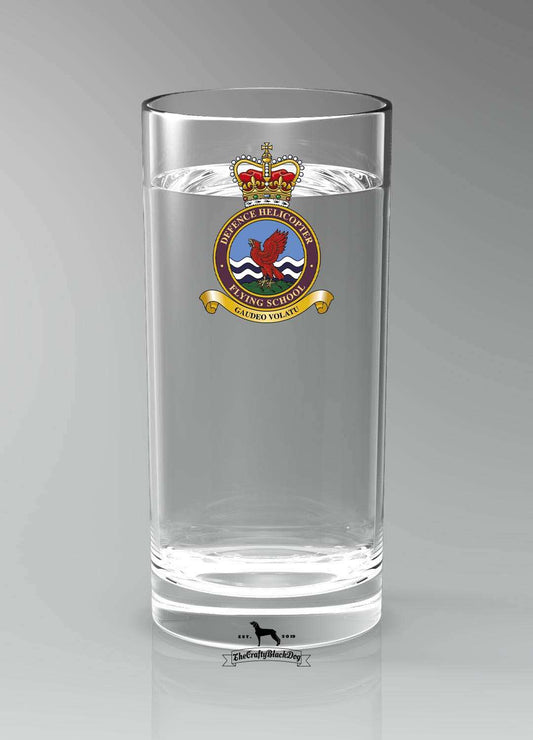 Defence Helicopter Flying School - Straight Gin/Mixer/Water Glass