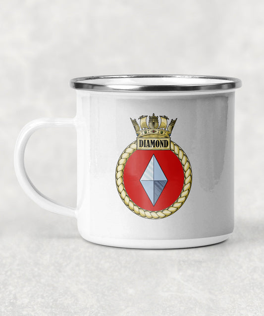 HMS Diamond - Enamel Mug