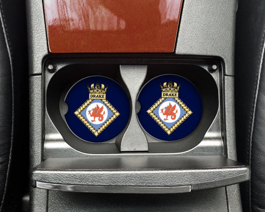 HMS Drake (HMNB Devonport) - Car Coasters