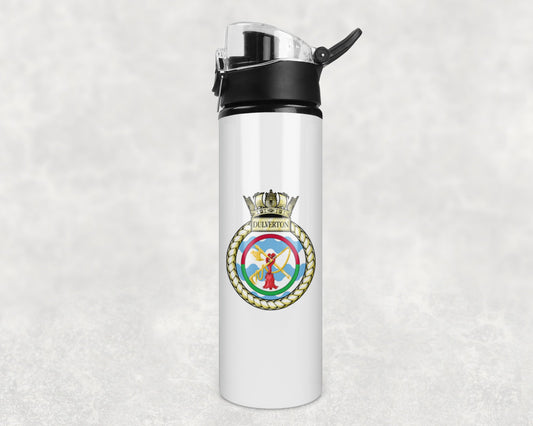 HMS Dulverton - Flip Top Water Bottle