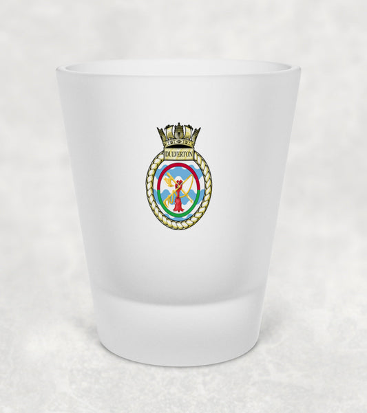 HMS Dulverton - Shot Glass