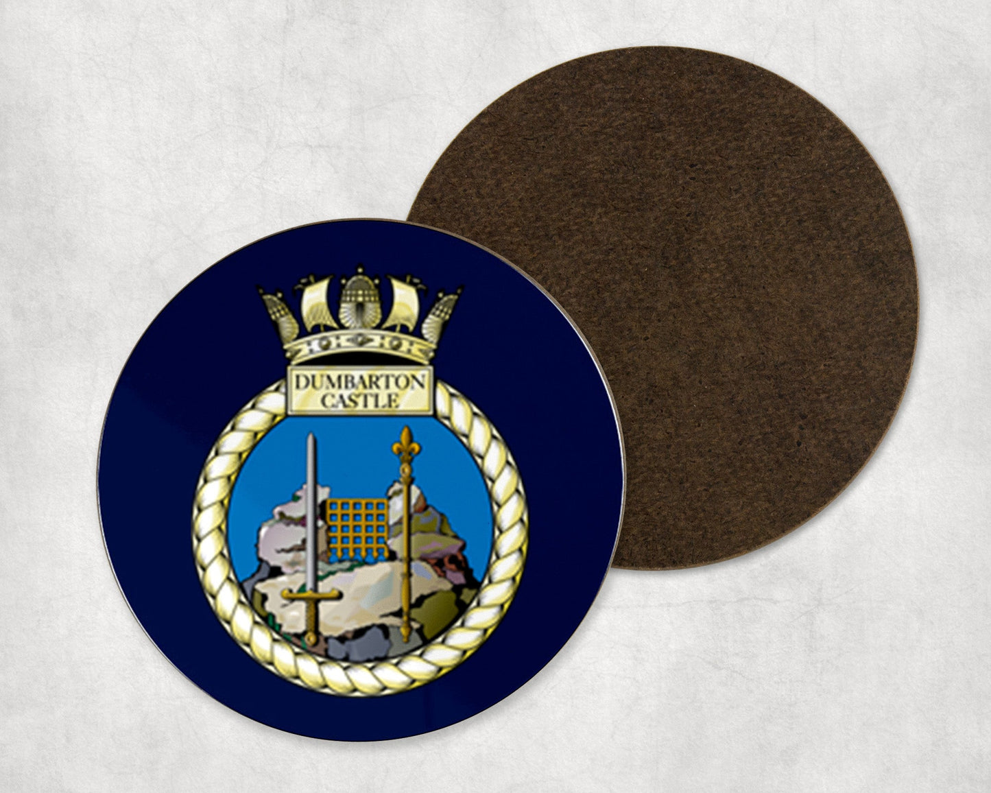 HMS Dumbarton Castle - Round Coaster Set