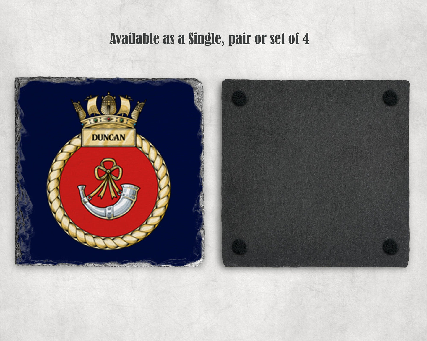 HMS Duncan - Slate Coaster