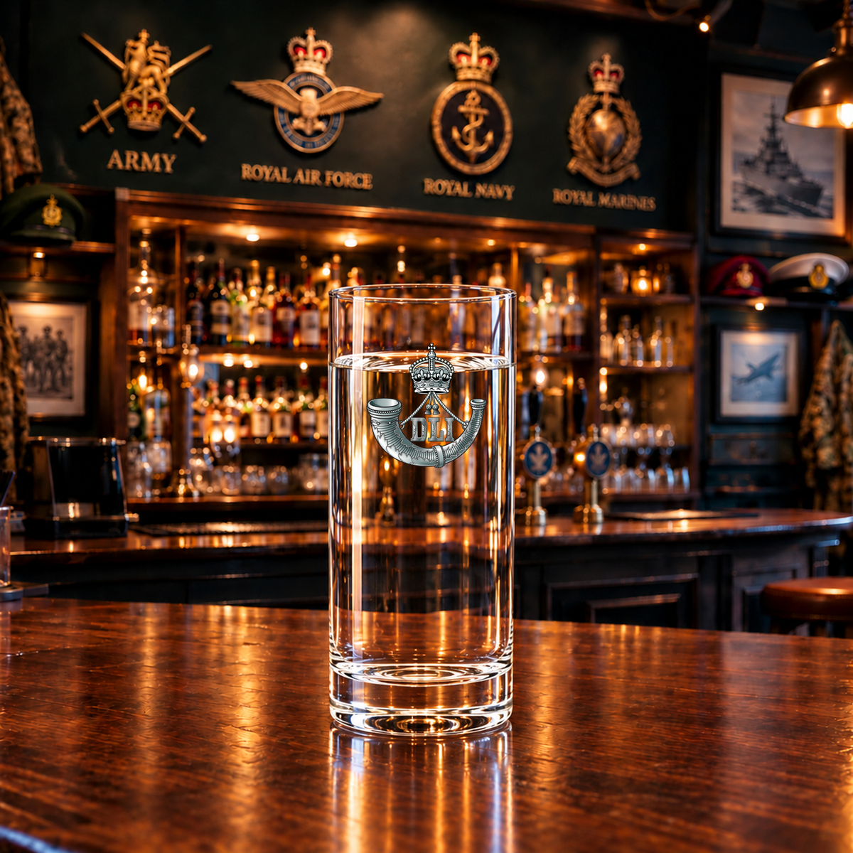 Durham Light Infantry - Highball Glass | The Crafty Black Dog