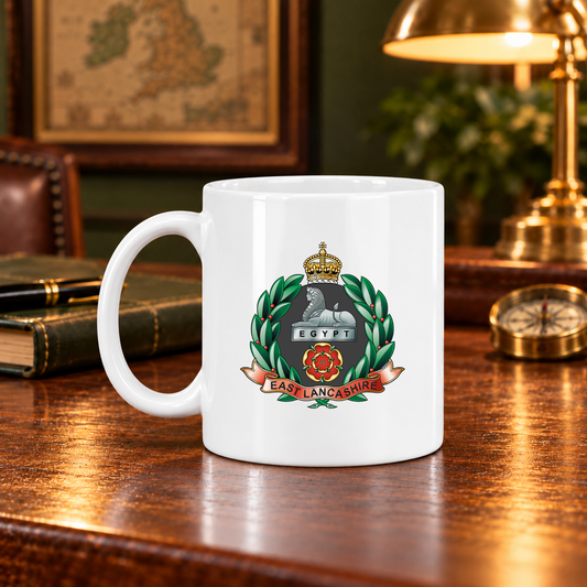 East Lancashire Regiment - 11oz Mug | The Crafty Black Dog
