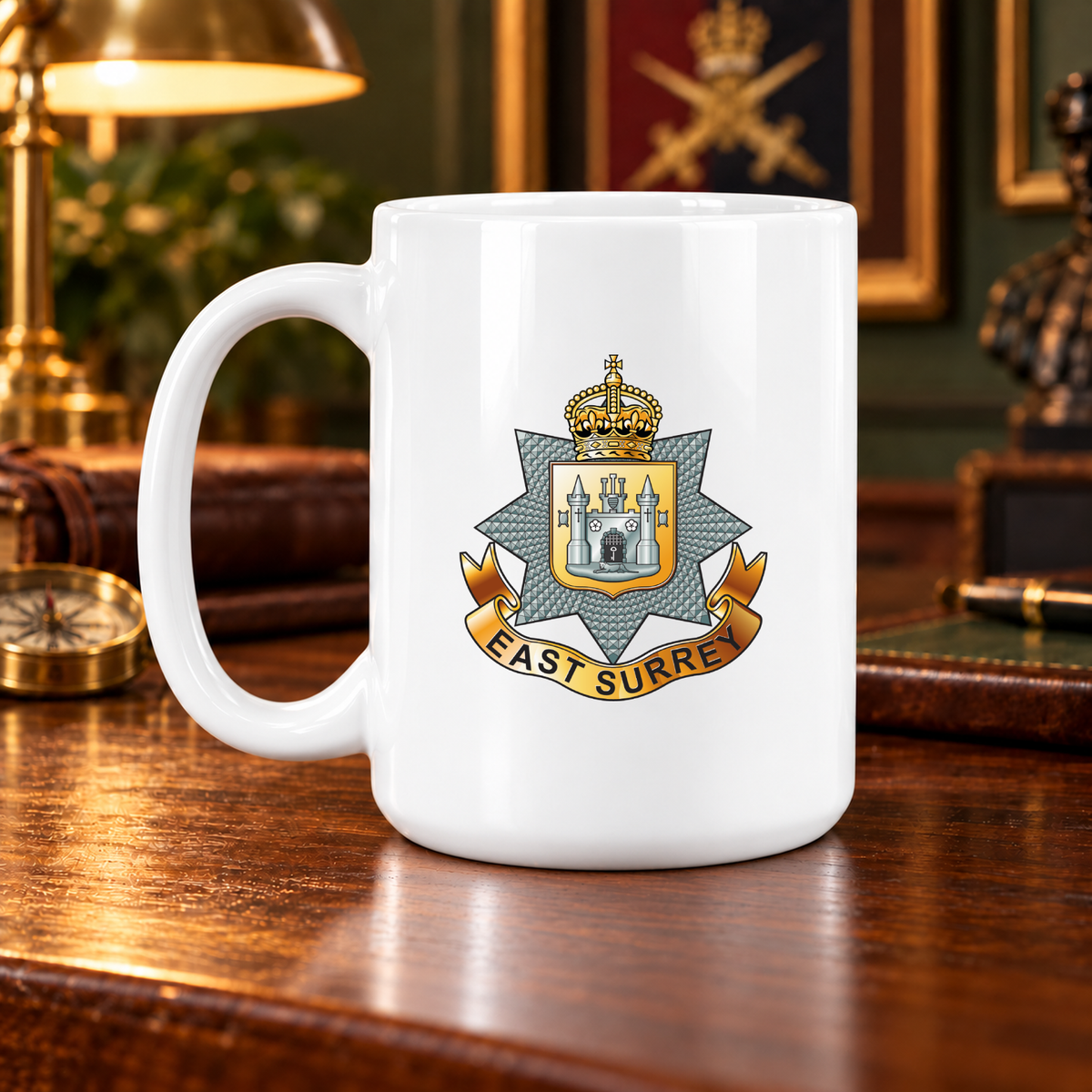 East Surrey Regiment - 15oz Mug | The Crafty Black Dog