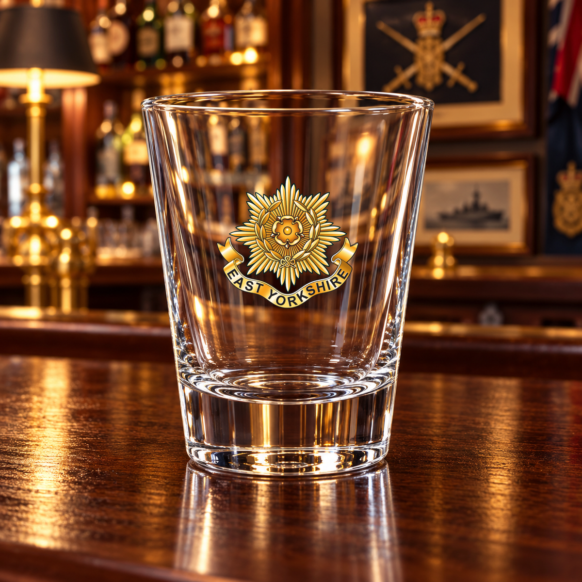 East Yorkshire Regiment - Shot Glasses | The Crafty Black Dog — Frosted_Shot_Glass_Military_Bar_Smart_Object copy
