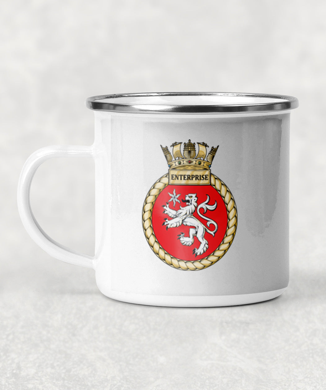 HMS Enterprise - Enamel Mug