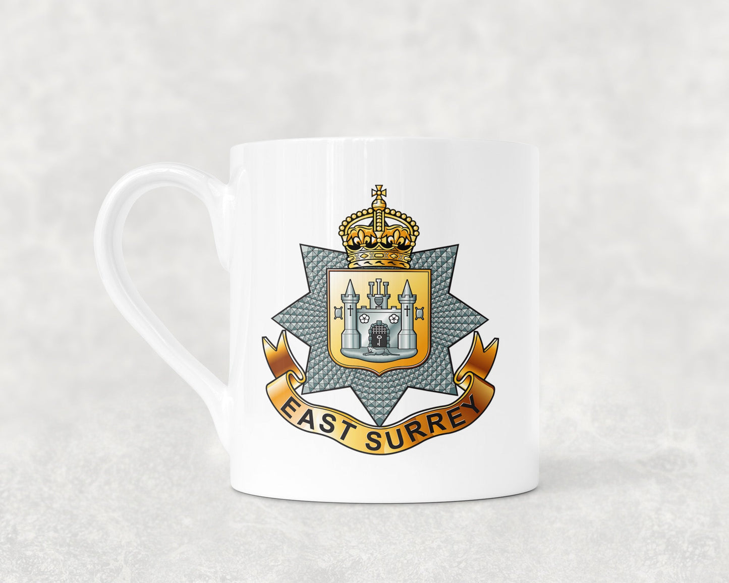 East Surrey Regiment - Bone China Mug
