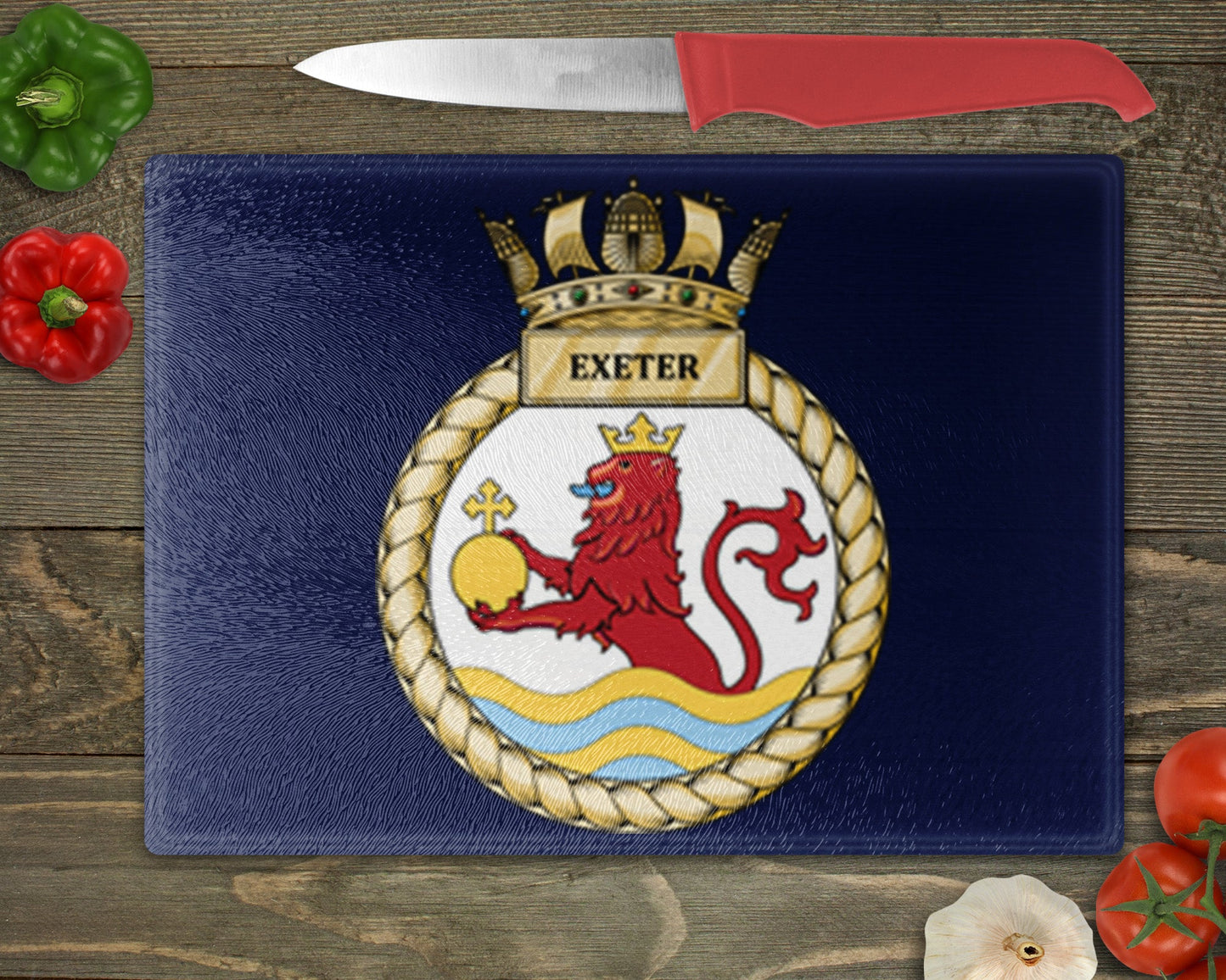 HMS Exeter - Cutting Board