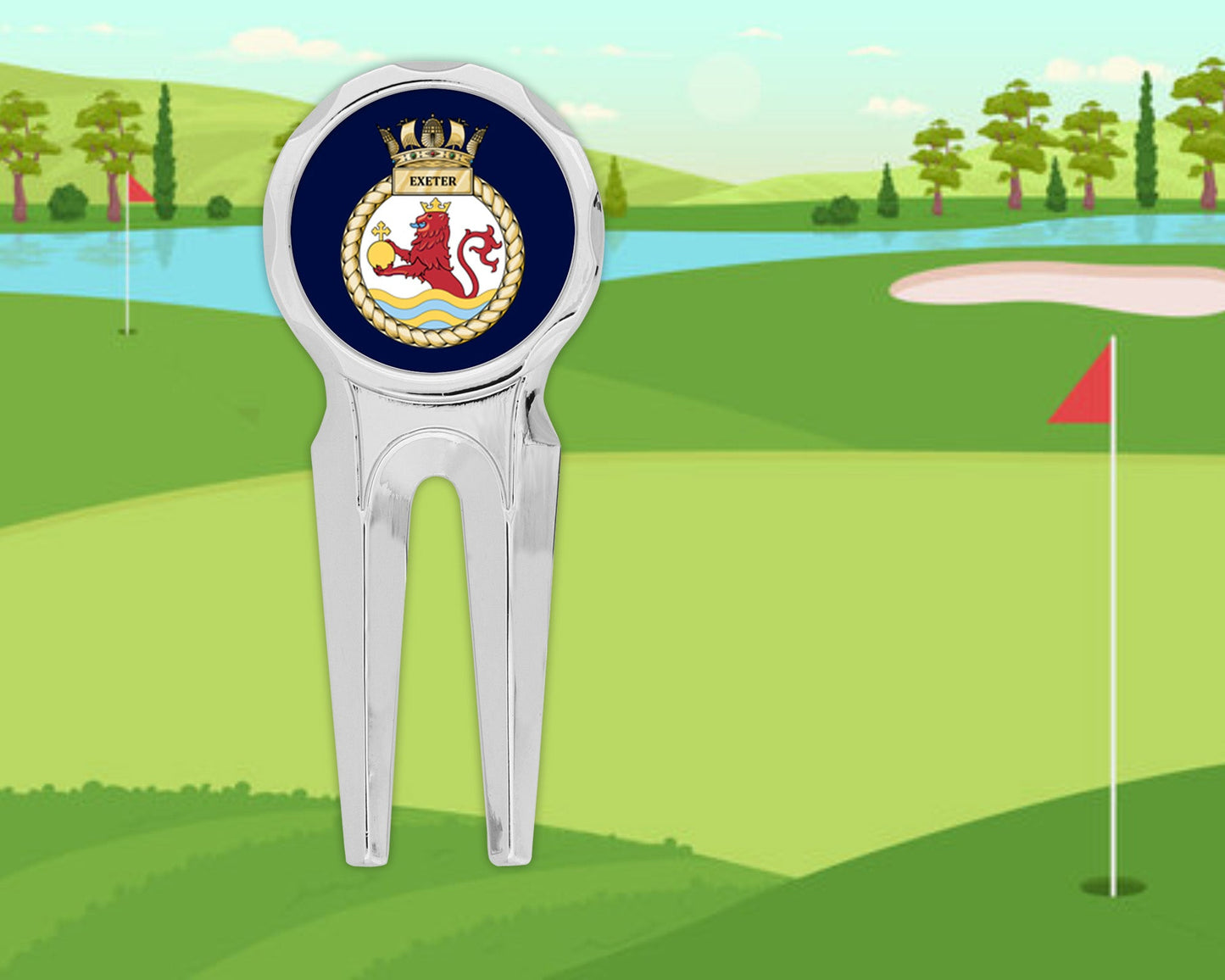 HMS Exeter - Golf Divot Repair Tool