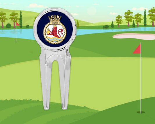 HMS Exeter - Golf Divot Repair Tool