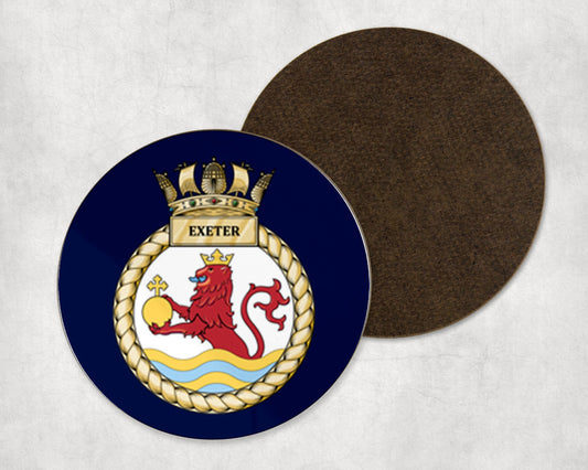 HMS Exeter - Round Coaster Set