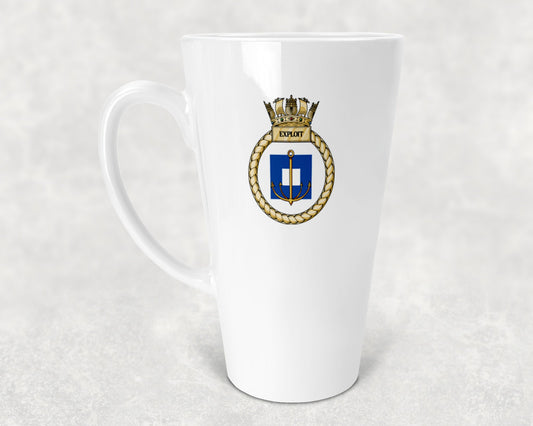 HMS Exploit - Latte Mug 17oz