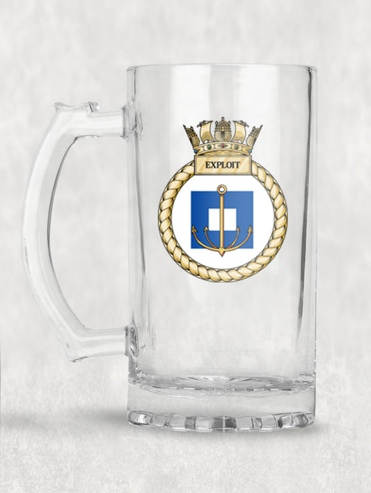 HMS Exploit - Tankard/Beer Mug/Stein