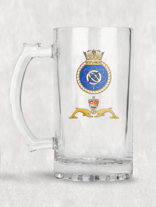 HMS Explorer - Tankard/Beer Mug/Stein