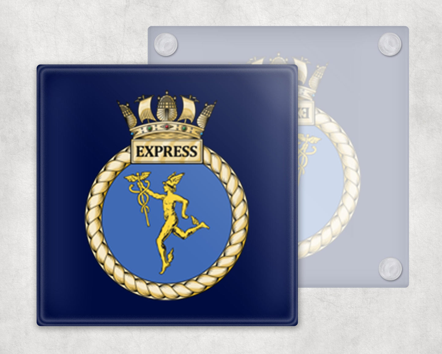 HMS Express - Glass Coaster