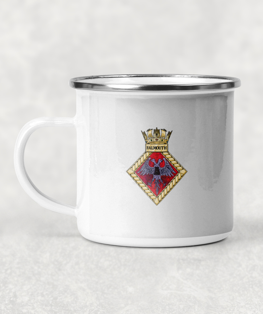 HMS Falmouth - Enamel Mug