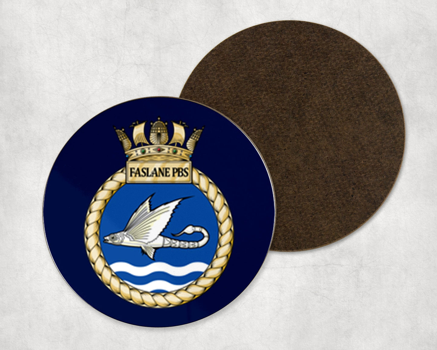 Faslane PBS - Round Coaster Set