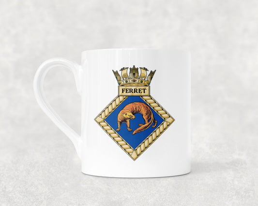 HMS Ferret - Bone China Mug