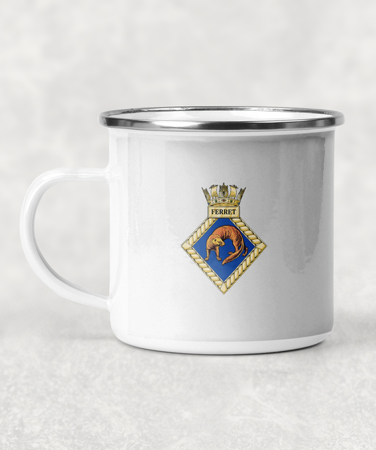 HMS Ferret - Enamel Mug