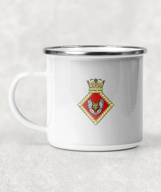 HMS Flying Fox - Enamel Mug