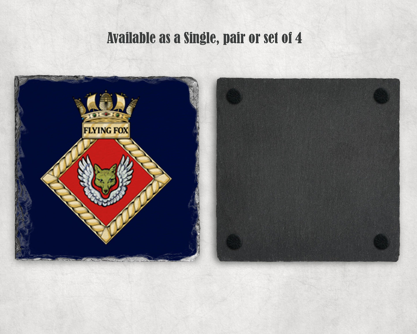 HMS Flying Fox - Slate Coaster