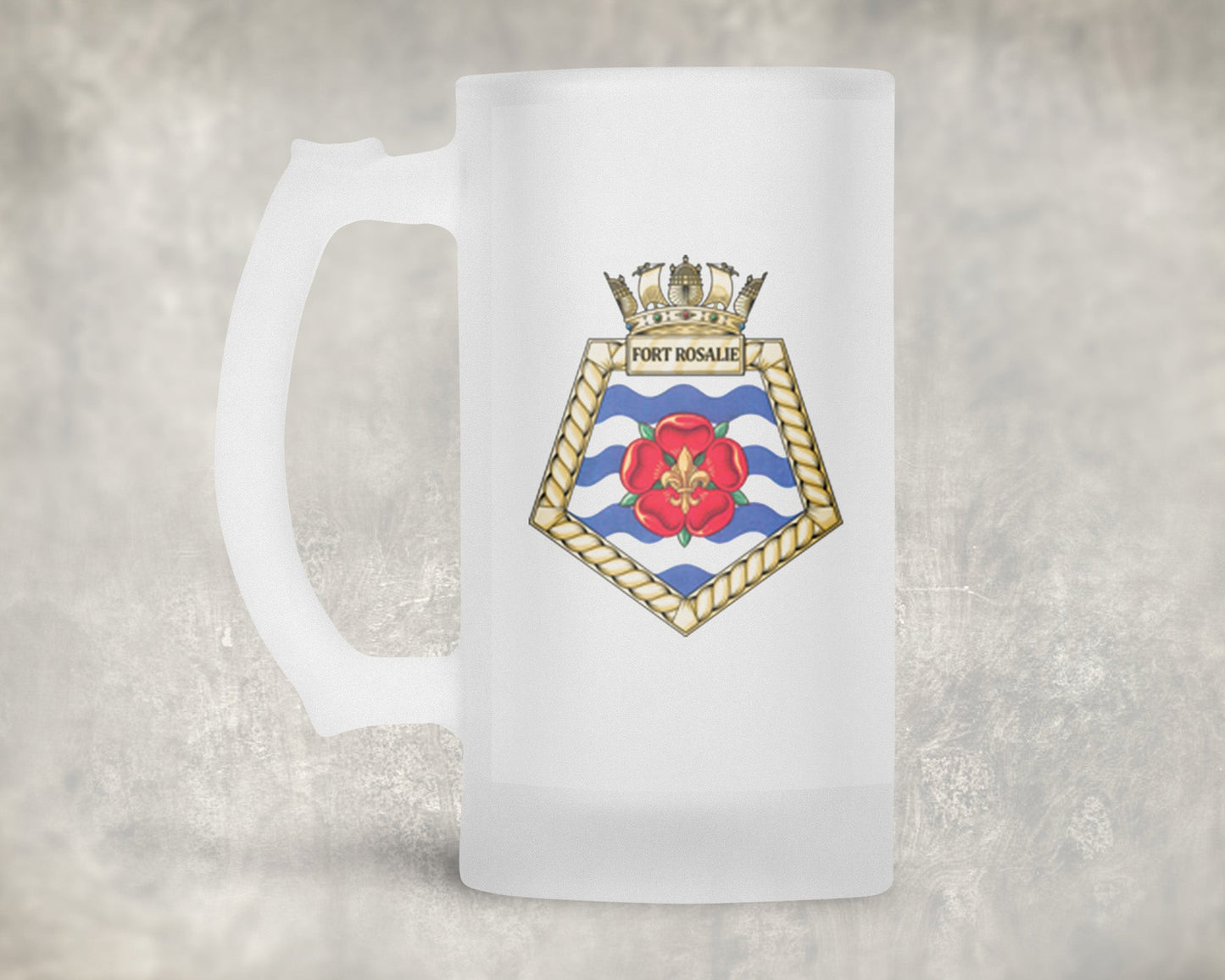 RFA Fort Rosalie - Frosted Stein/Tankard/Beer Mug - Frosted Stein/Tankard/Beer Mug