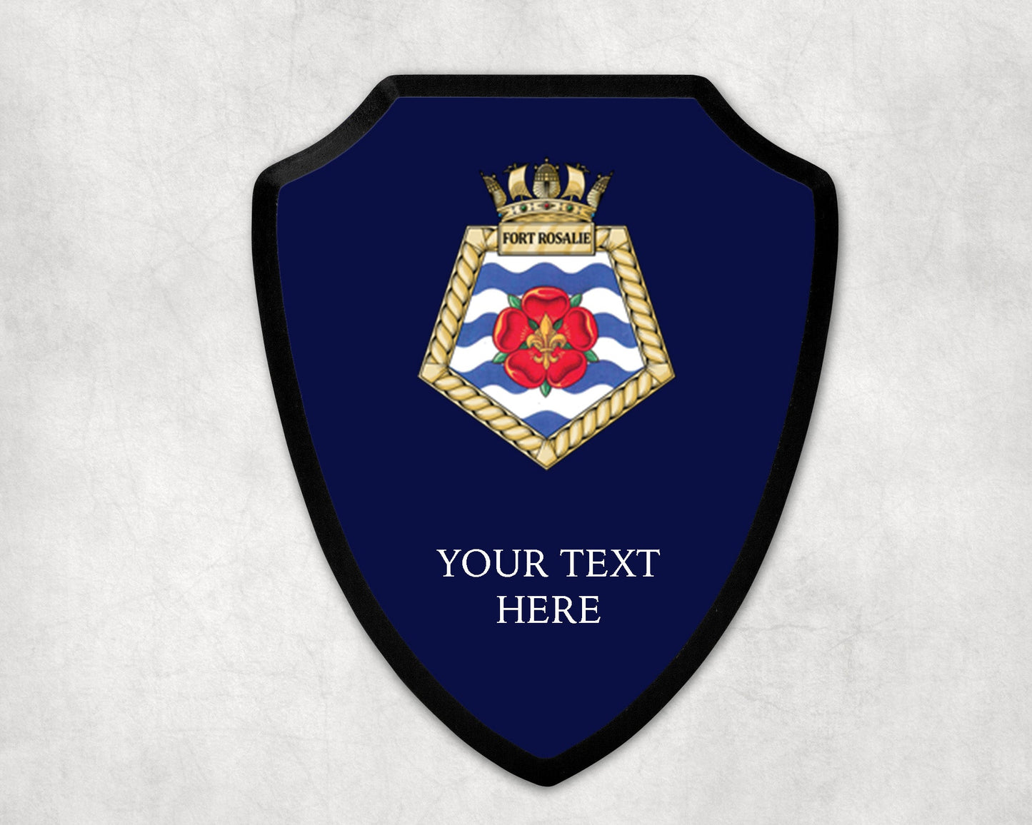 RFA Fort Rosalie - Royal Navy Printed Wall Shield