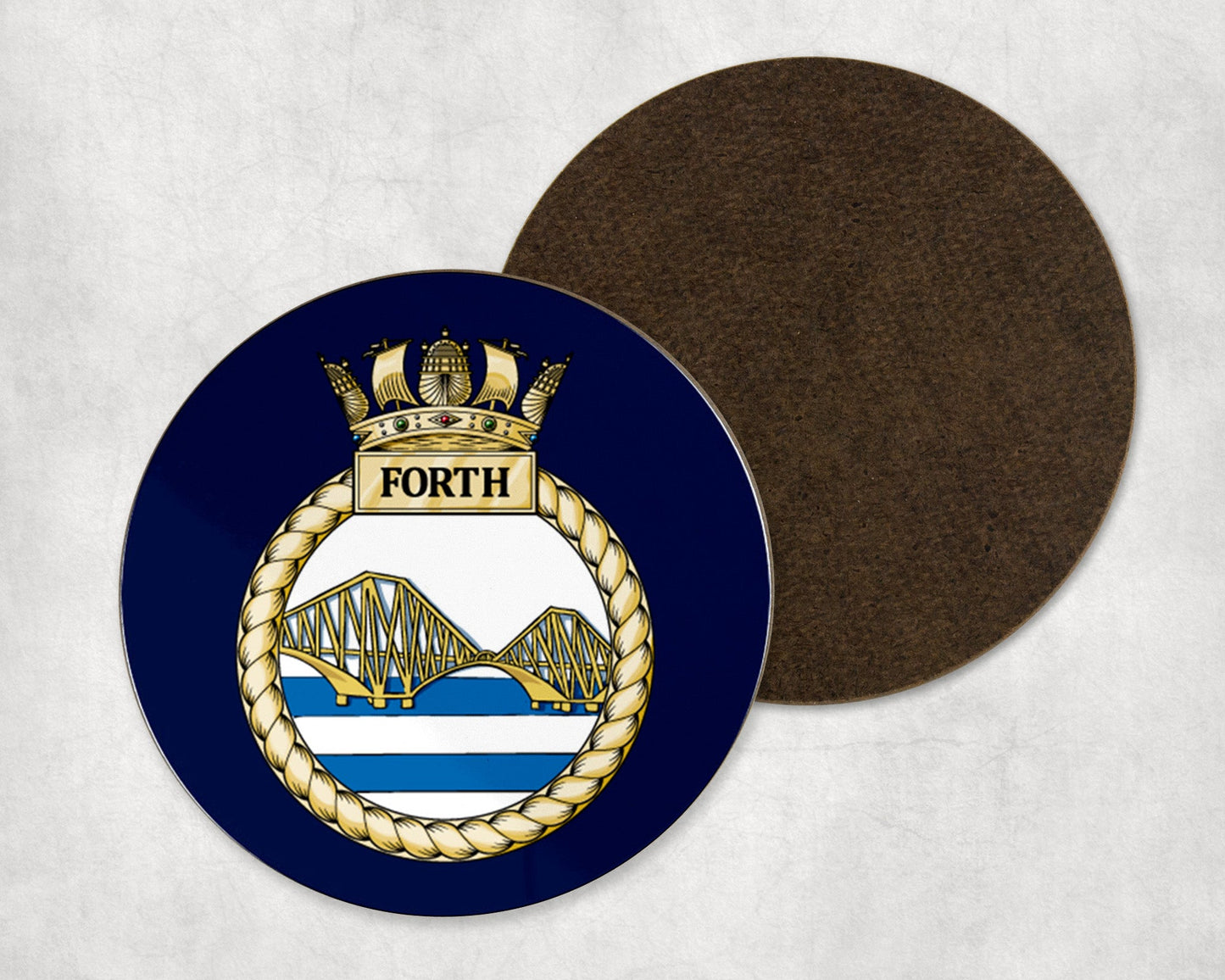 HMS Forth - Round Coaster Set