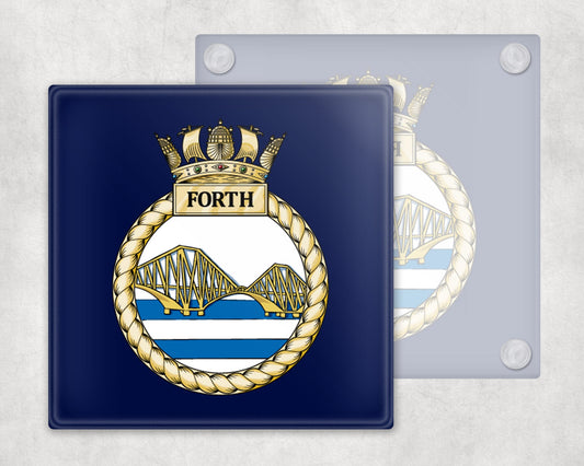 HMS Forth - Glass Coaster