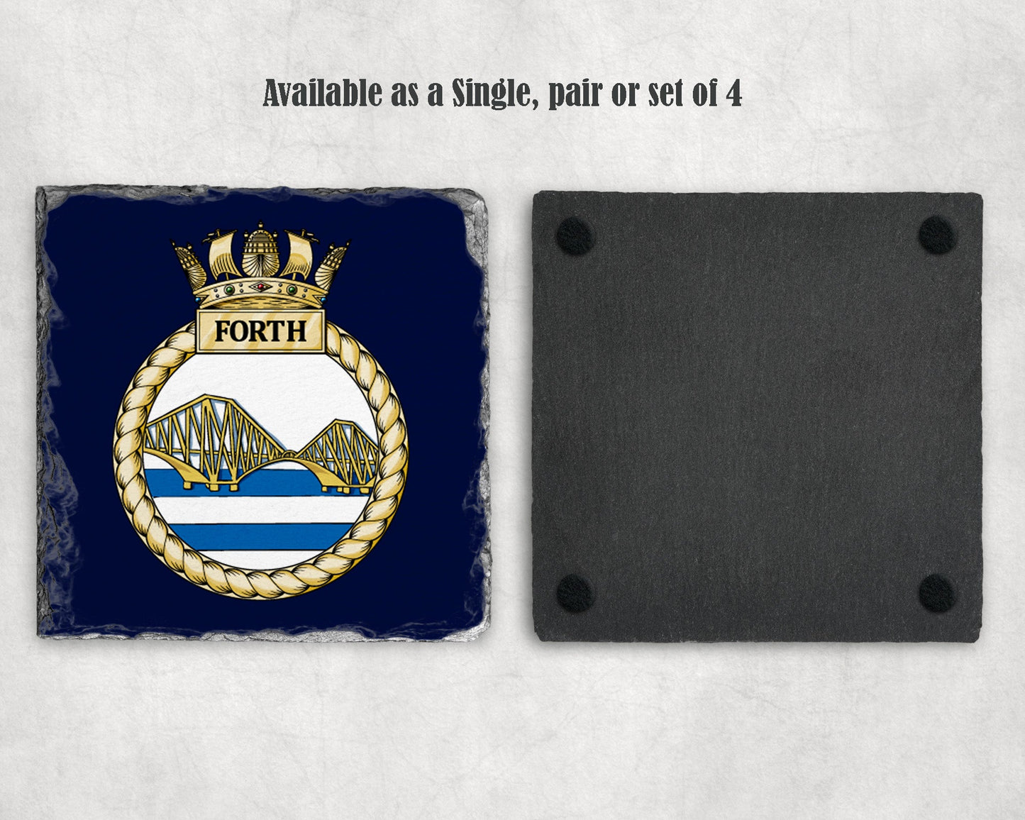 HMS Forth - Slate Coaster