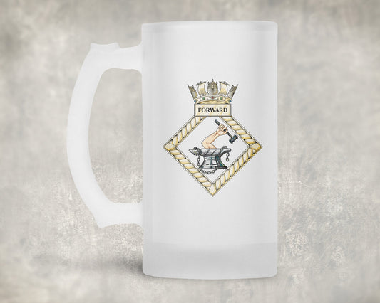 HMS Forward - Frosted Stein/Tankard/Beer Mug - Frosted Stein/Tankard/Beer Mug