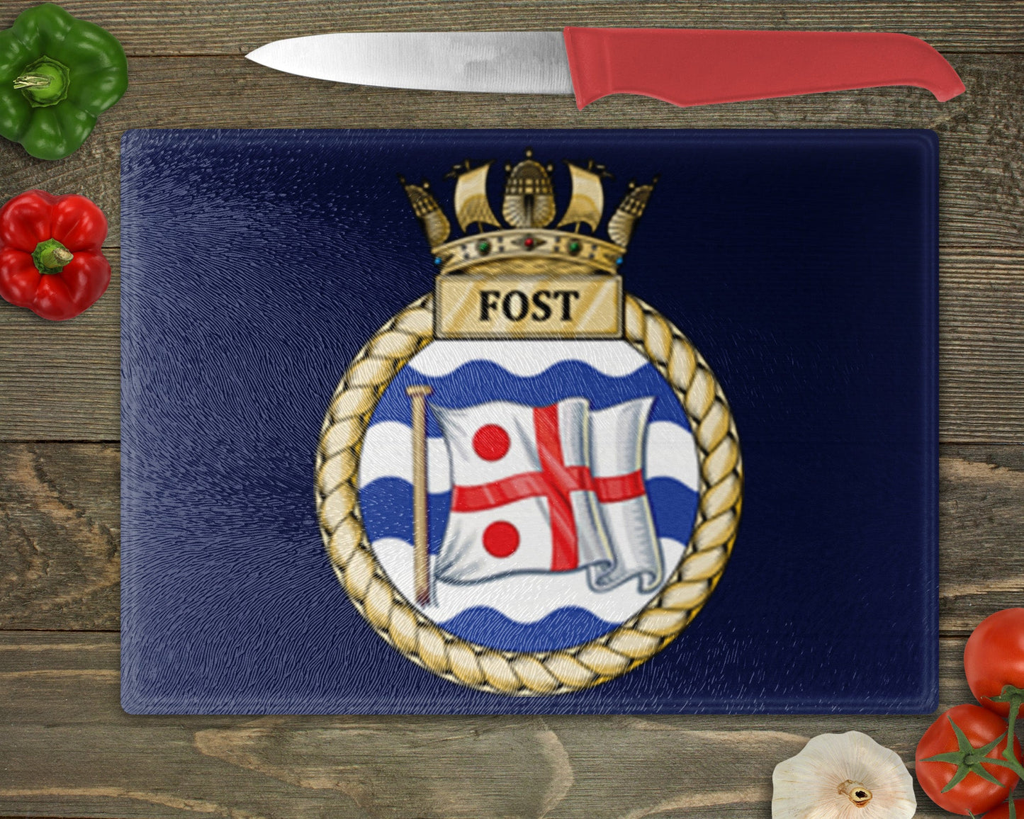 Flag Officer Sea Training FOST - Cutting Board