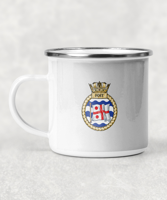 Flag Officer Sea Training FOST - Enamel Mug