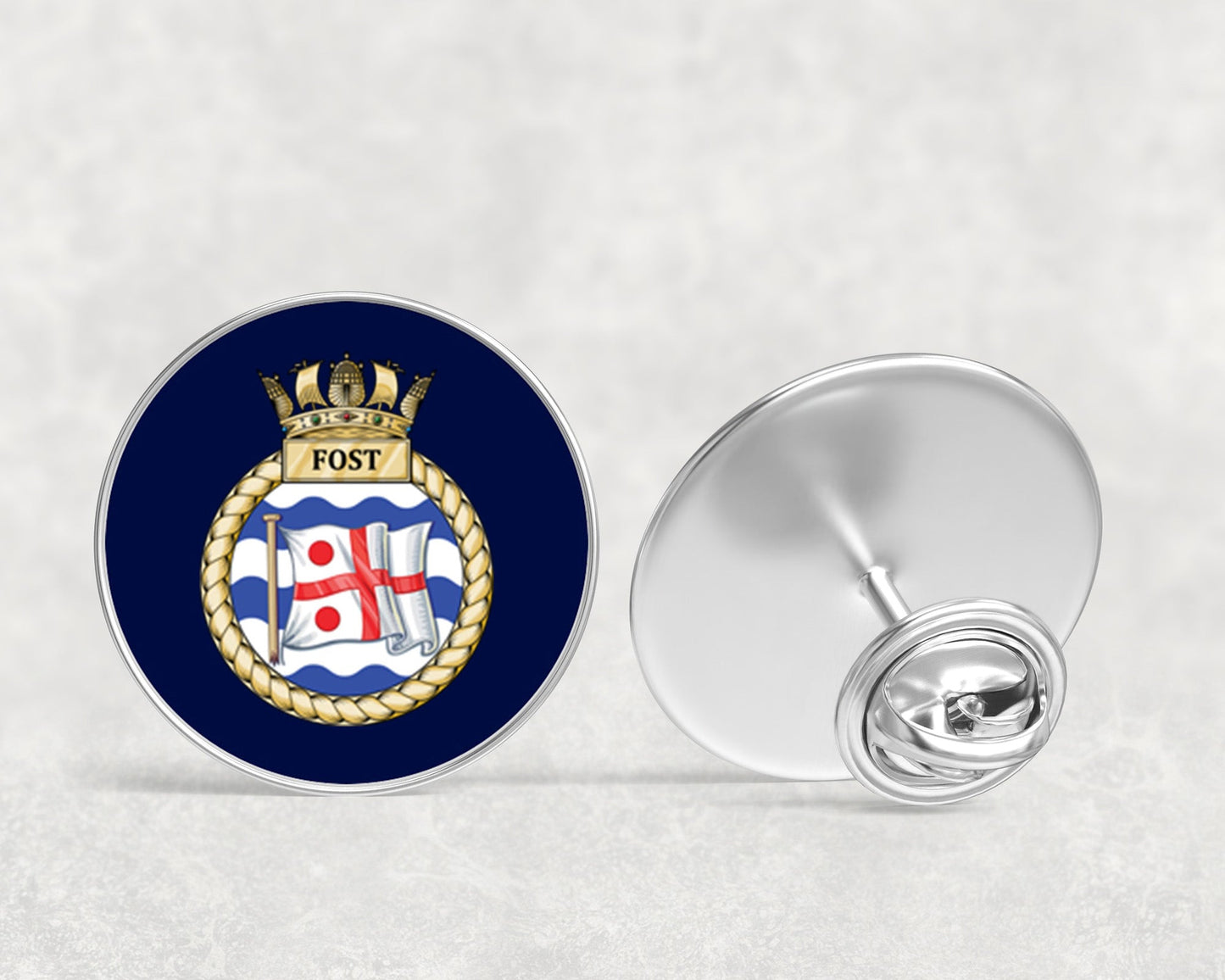 Flag Officer Sea Training FOST - Lapel Pin