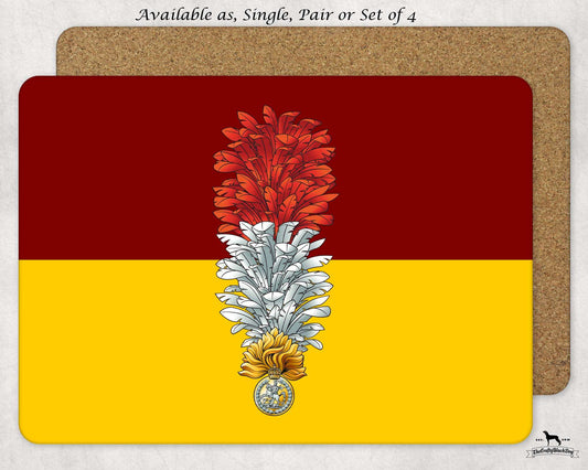 Royal Regiment Fusiliers Hackle - Placemat(s) (New King's Crown)