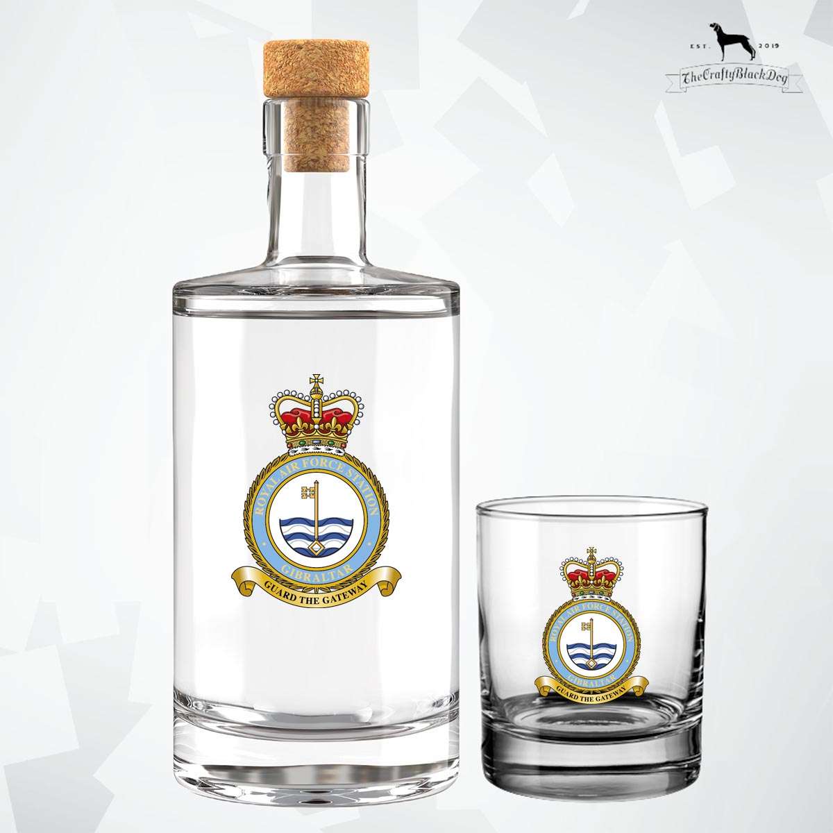 RAF Gibraltar - Fill Your Own Spirit Bottle