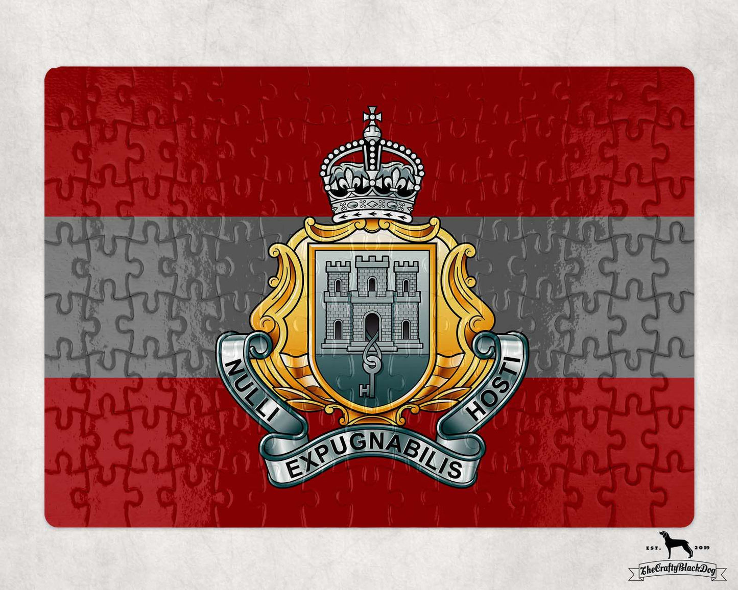 Royal Gibraltar Regiment - Jigsaw Puzzle (New King's Crown)