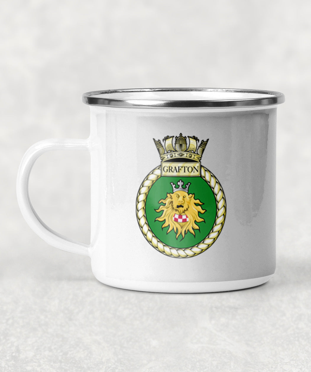 HMS Grafton - Enamel Mug