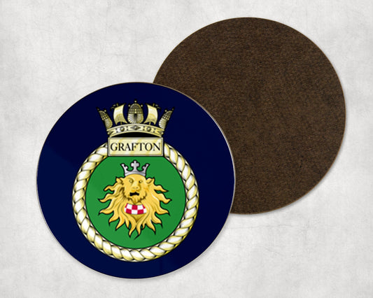 HMS Grafton - Round Coaster Set