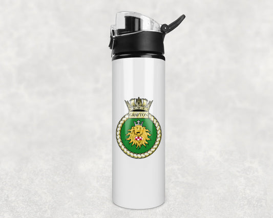 HMS Grafton - Flip Top Water Bottle