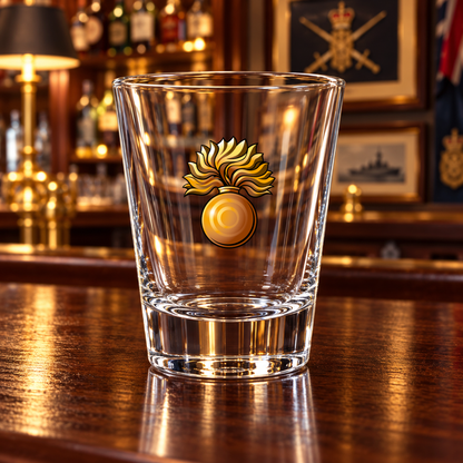 Grenadier Guards - Shot Glasses | The Crafty Black Dog — Frosted_Shot_Glass_Military_Bar_Smart_Object copy