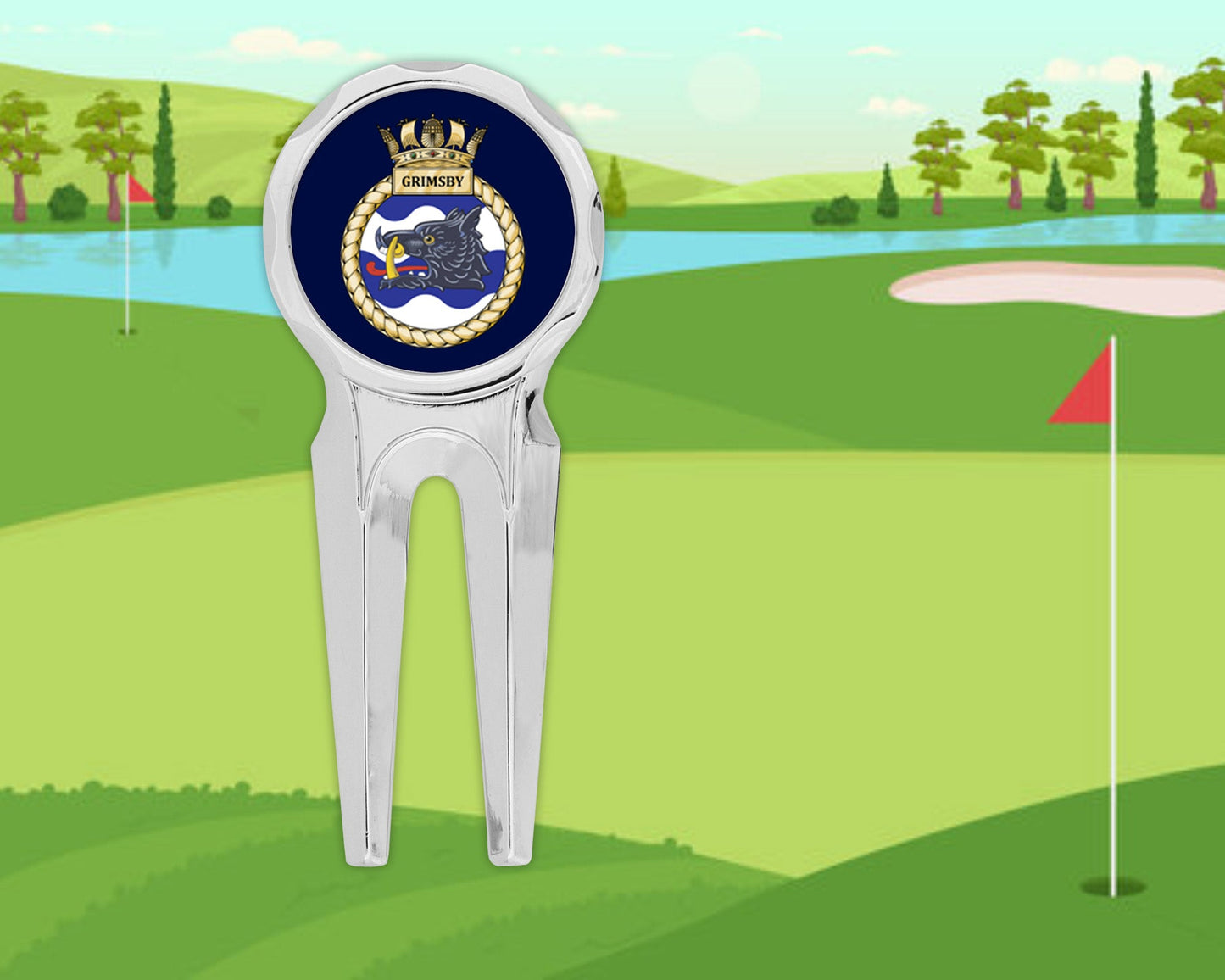 HMS Grimsby - Golf Divot Repair Tool