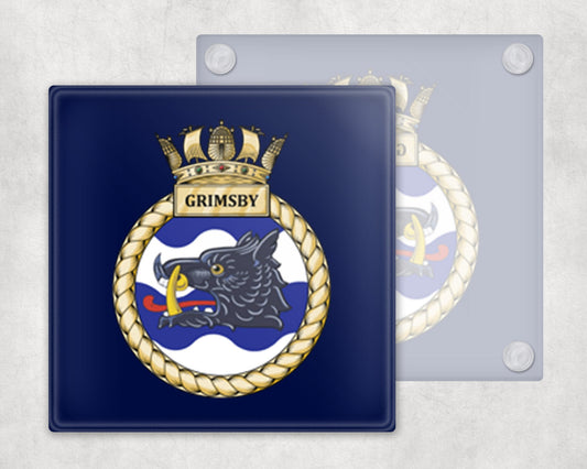 HMS Grimsby - Glass Coaster